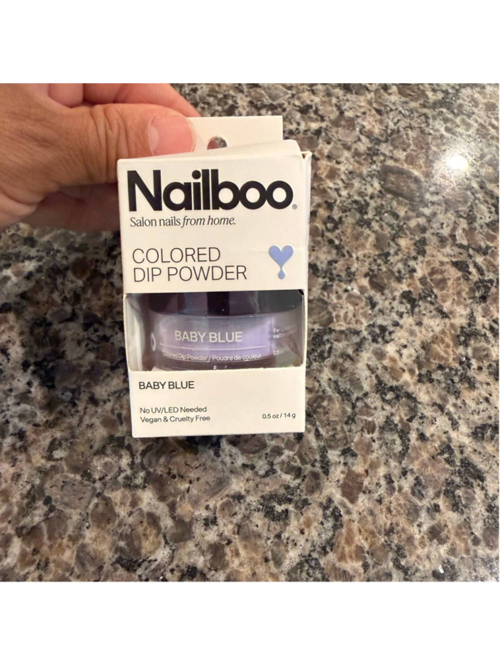 Women's Nailboo Baby Blue Colored Dip Powder One Size Blue